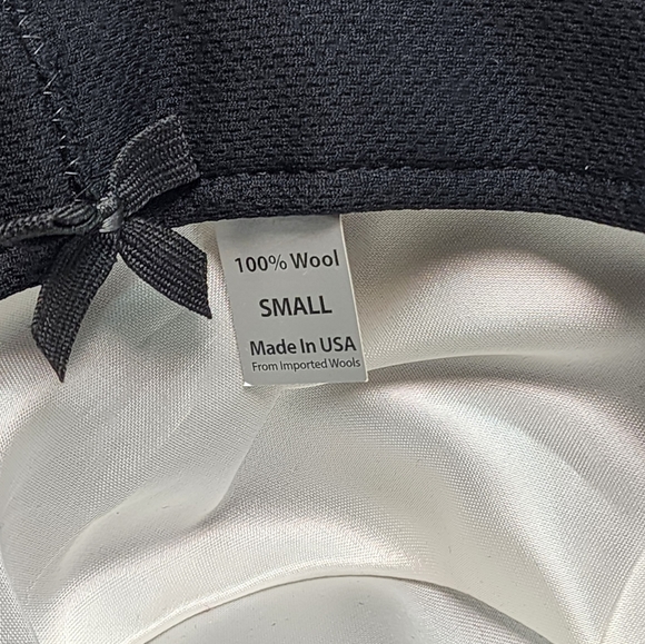 Dobbs Fifth Ave New York ANTIGUA Wool Men's Fedora Hat Burgundy Size: Small - Picture 10 of 14